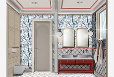 Дизайн-проект детского санузла от дизайнера Алены Плесовских