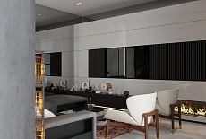 Дизайн-проект кухни-гостиной от Дениса Черного