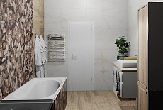 Проект ванной комнаты от дизайнера-консультанта Кузьмичевой Анны