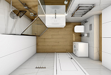 Проект ванной комнаты от архитектора-дизайнера Мутузова Рустама