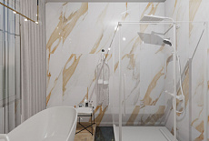 Проект ванной комнаты в частном доме