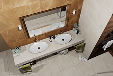 Дизайн-проект ванной комнаты от Кузьмичевой Анны